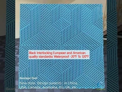 En noir, avec des standards de qualité européens et américains, imperméable à l'eau -20°F à 120°F