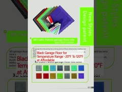 Plancher de garage noir pour une plage de température de -20 ° F à 120 ° F à un prix abordable