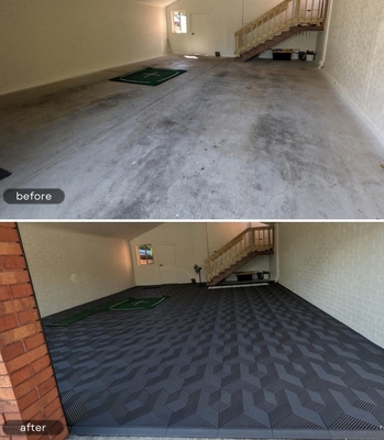 Carreaux de plancher de garage antidérapant 12x12