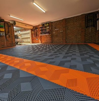 Carreaux de sol de garage à enchevêtrement lisse et étanche 18 mm