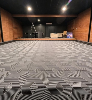 Carreaux de sol en vinyle 3D enroulés Garage 0,7 pouce d'épaisseur ASTM D2047