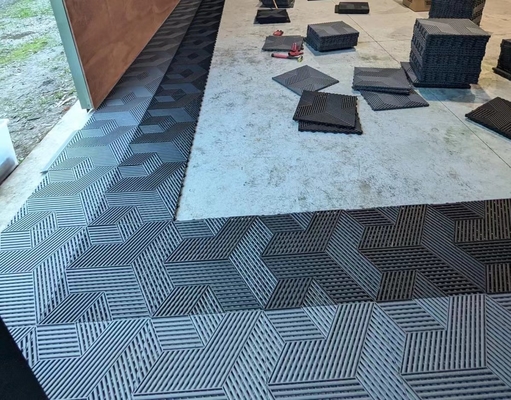Carreaux de garage commerciaux en vinyle résistant aux UV