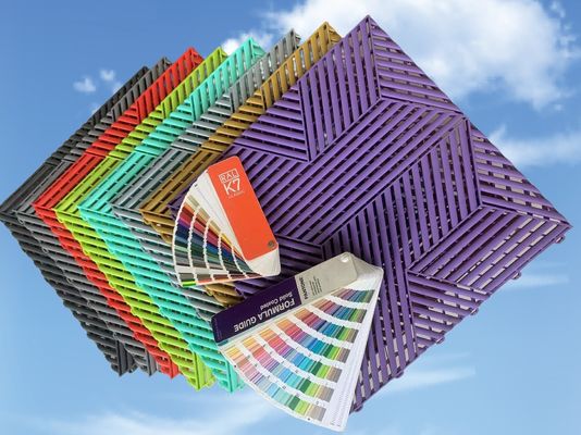 Carreaux de sol de garage résistant aux UV