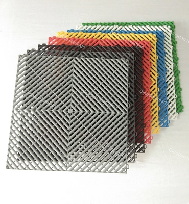 Carreaux de sol de garage en polypropylène verrouillable 400*400 mm
