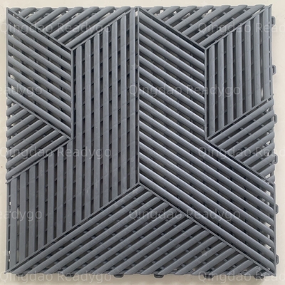 Fabrique 40*40cm 3D Carreaux de sol de garage en plastique PP Plancher de garage pour atelier