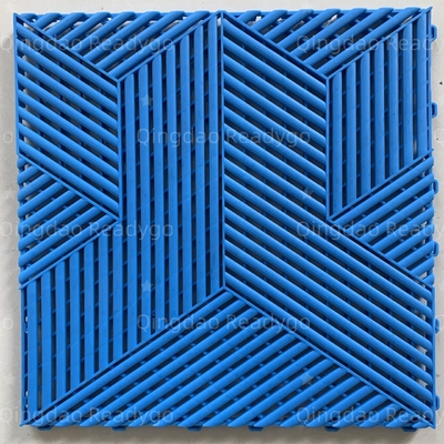 Carreaux de sol de garage en plastique rigide