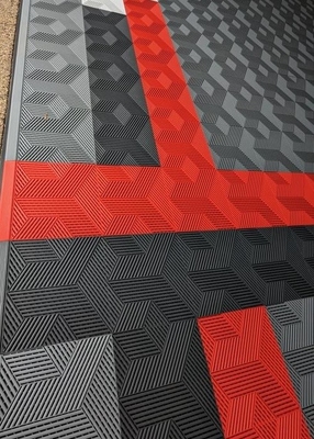 Carreaux de sol de garage résistant aux UV.