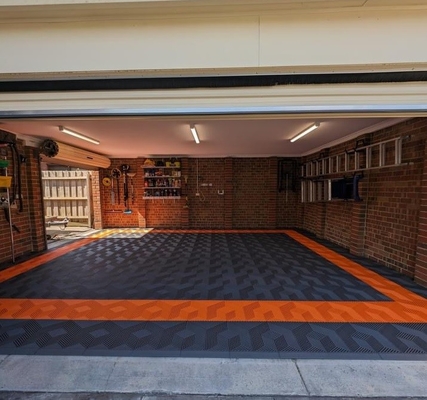 Carreaux de sol résistant au glissement de garage 18 mm Carreaux de sol enroulés lourds