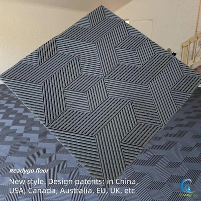 Carreaux de sol de garage en PP 3D pour les températures extrêmes