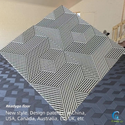 Carreaux de sol en polypropylène à l'épreuve des produits chimiques ODM pour une utilisation en intérieur