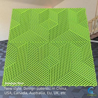 Carreaux de sol de garage époxy à nervures avec protection UV et entretien facile