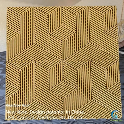 Anti-âge tapis de sol de garage imperméable à l'eau 18 mm modulaires carreaux de sol de garage