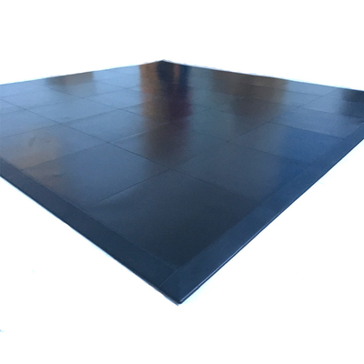 Carreaux de sol de danse modulaires intérieurs Carreaux de sol de danse modulaires noirs