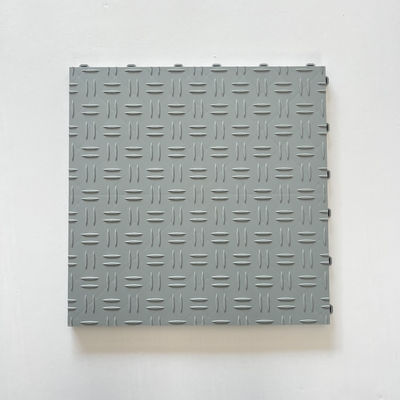 Carreaux de plancher en polypropylène antidérapant 400x400 mm Carreaux en diamant à verrouillage réel