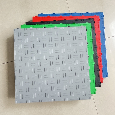 Carreaux de sol de garage diamants et flexibles de 18 mm d'épaisseur