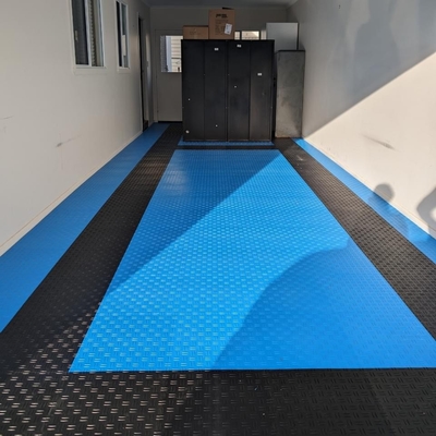 Carreaux de sol de garage en PP Garagetrac Carreaux de terrasse de course en diamant