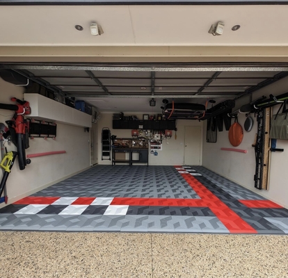 Carreaux anti-dérrapage pour garage époxy résistance aux produits chimiques carreaux de terrasse de course