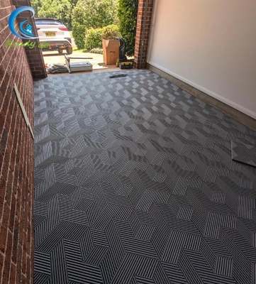 Pour l' extérieur, les carreaux de sol de garage en plastique rigide résistant aux produits chimiques